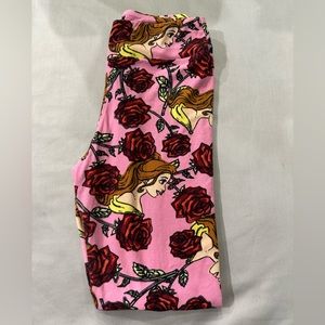 *LuLaRoe - Disney - Beauty and the Beast/Belle - Tween - Leggings*